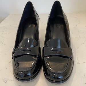 Michael Kors high heel penny loafer